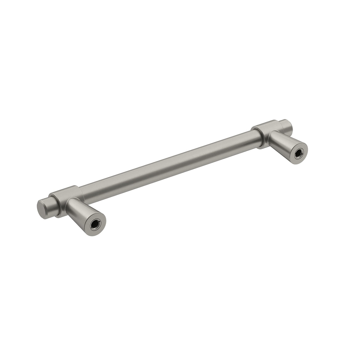 Amerock Cabinet Pull Satin Nickel 5-1/16 inch (128 mm) Center-to-Center Destine 1 Pack Drawer Pull Cabinet Handle Cabinet Hardware
