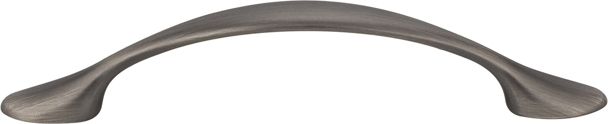 Elements 80814-BNBDL 96 mm Center-to-Center Brushed Pewter Arched Somerset Cabinet Pull