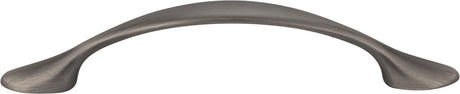 Elements 80814-BNBDL 96 mm Center-to-Center Brushed Pewter Arched Somerset Cabinet Pull