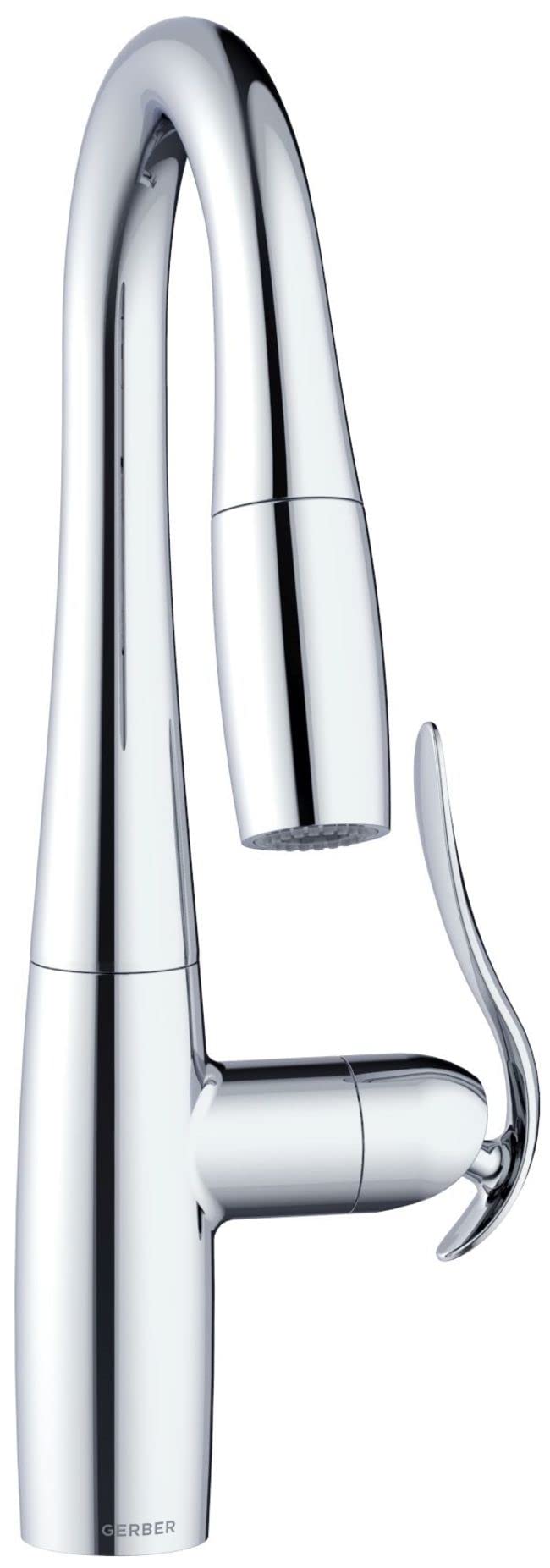 Gerber D150612SS Stainless Steel Selene Single Handle Pull-down Prep Faucet