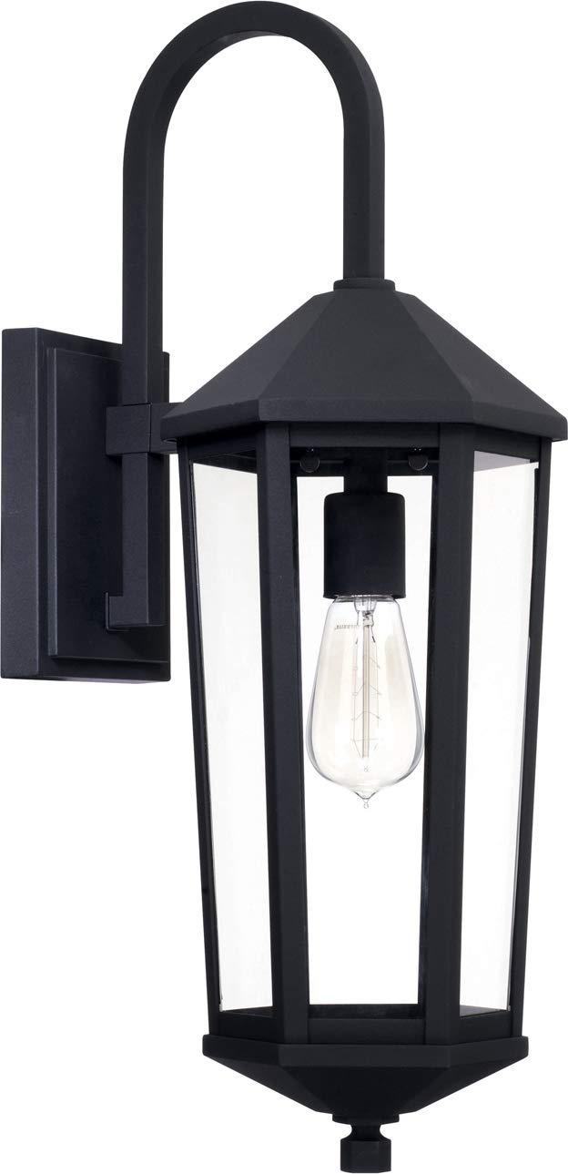Capital Lighting 926911BK Ellsworth 1 Light Outdoor Wall Lantern Black