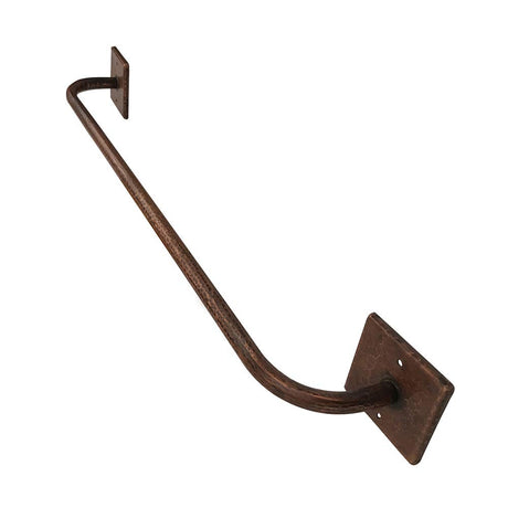 Premier Copper Products TR24DB 24-Inch Hand Hammered Copper Towel Bar, Oil Rubbed Bronze