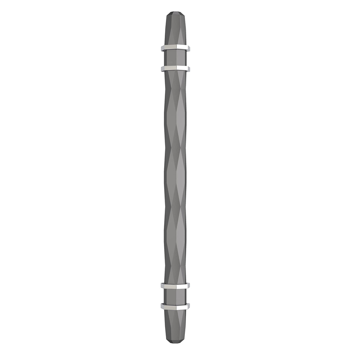 Amerock Cabinet Pull Black Chrome/Polished Chrome 6-5/16 inch (160 mm) Center-to-Center London 1 Pack Drawer Pull Drawer Handle Cabinet Hardware