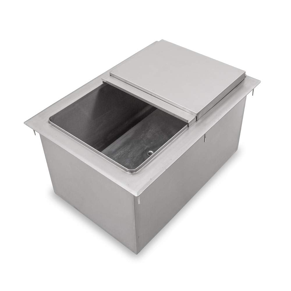 John Boos PB-DIIB2820CP10 Drop-in Ice Bin 28"W x 20"D 14-3/16"H Overall with 10 Circuit Cold Plate