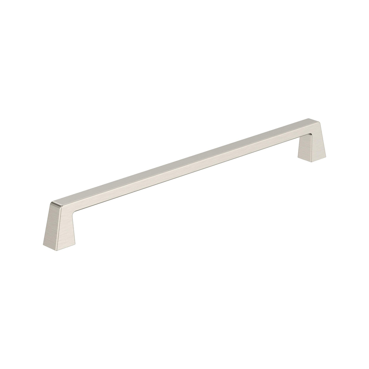 Amerock BP55283G10 Satin Nickel Cabinet Pull 10-1/16 in (256 mm) Center-to-Center Cabinet Handle Blackrock Drawer Pull Kitchen Cabinet Handle Furniture Hardware