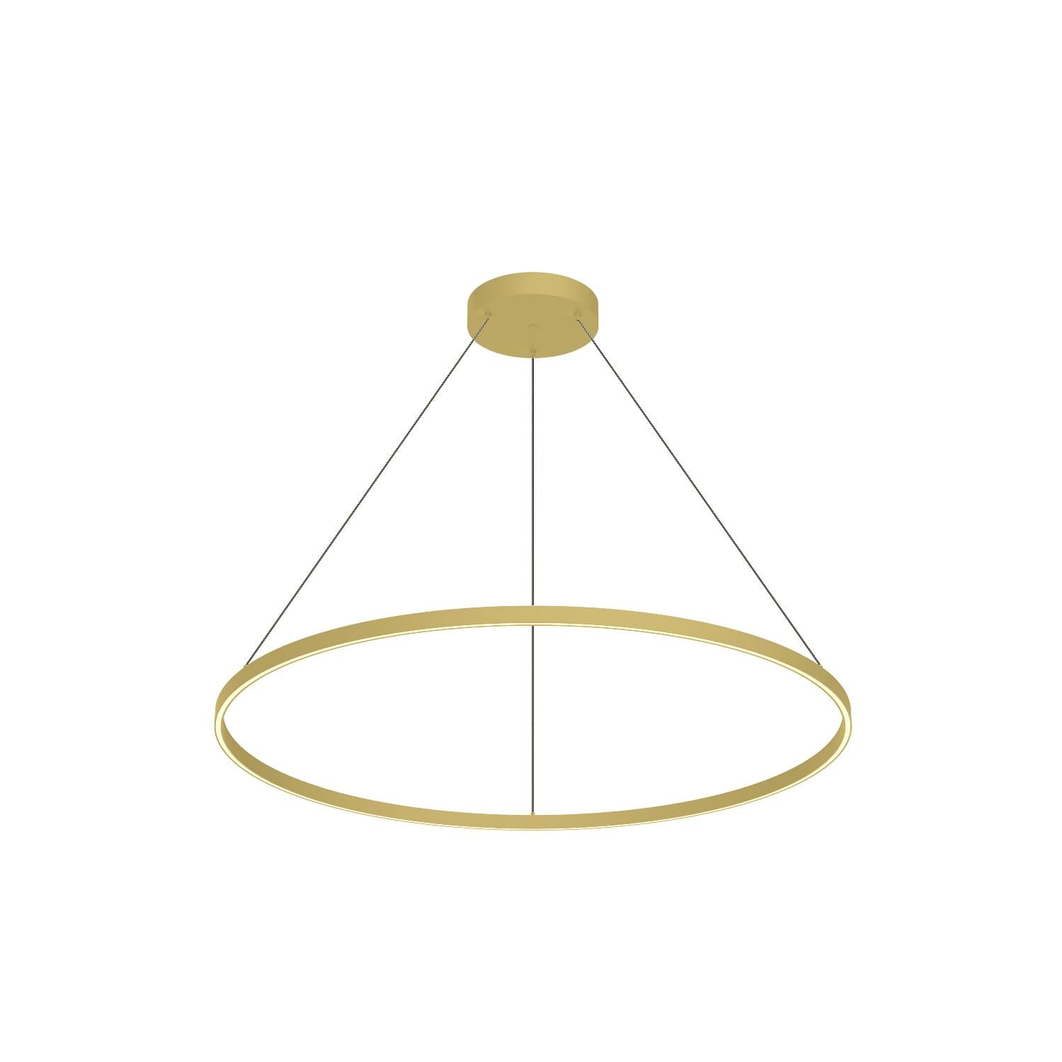 Kuzco PD87148-BG CERCHIO 48" PENDANT BG TEXTURED DOWN ONLY DUO CANOPY 930 TRIAC 120 103W