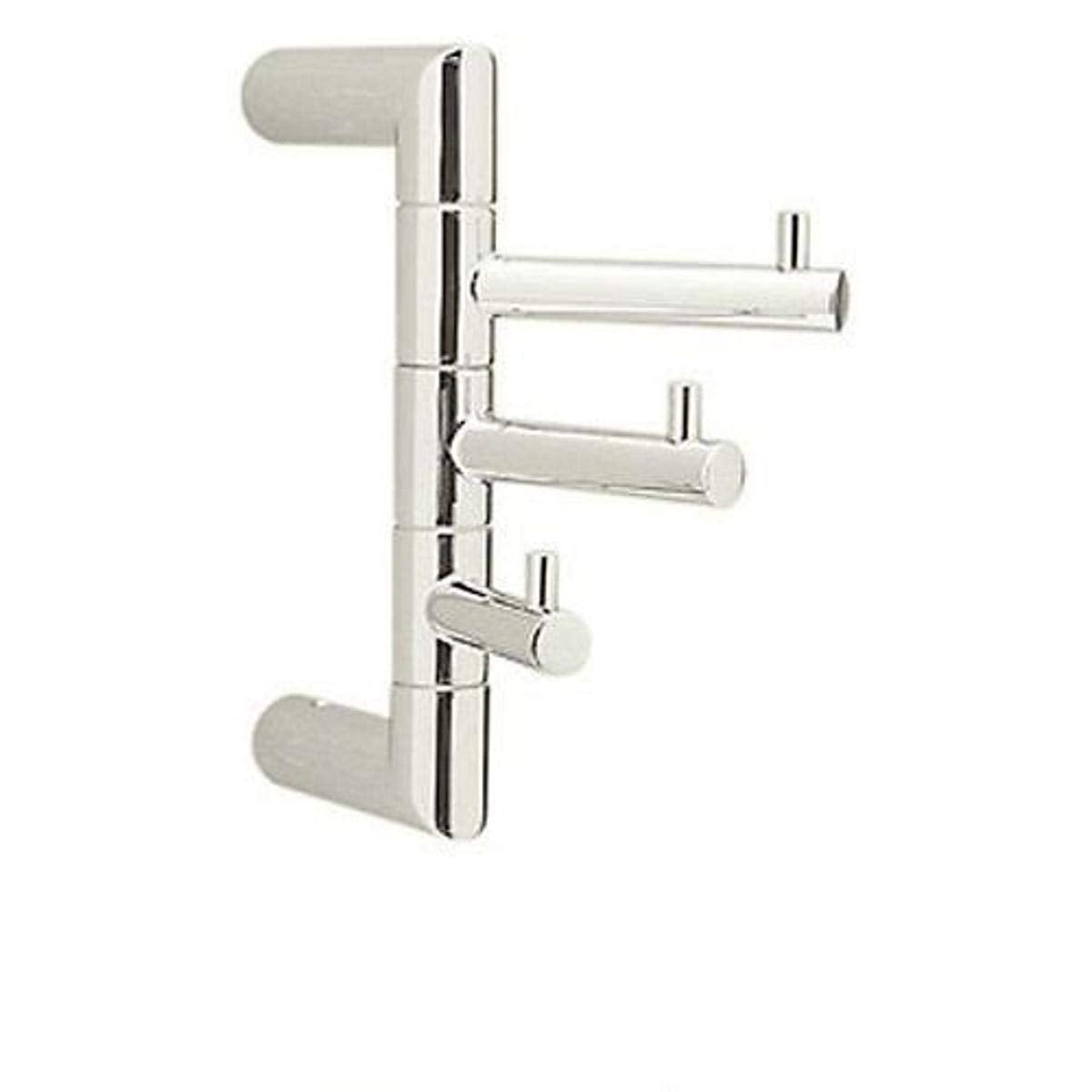 Rohl SY700-PN Modern Triple Hook Robe Hook, Polished Nickel