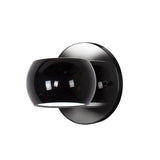 Kuzco WS46604-GBK FLUX 4" WS Gloss Black 120V Touch dimmer LED 3000K 90CRI 10W