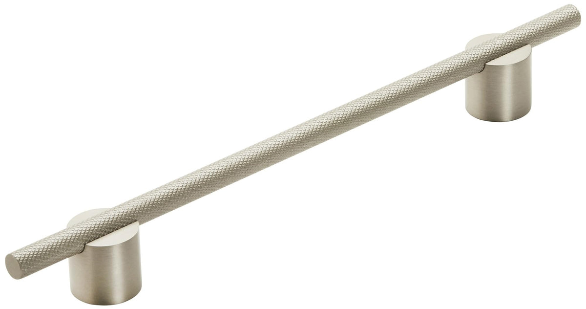Amerock Cabinet Pull Silver Champagne 7-9/16 inch (192 mm) Center to Center Transcendent 1 Pack Drawer Pull Drawer Handle Cabinet Hardware