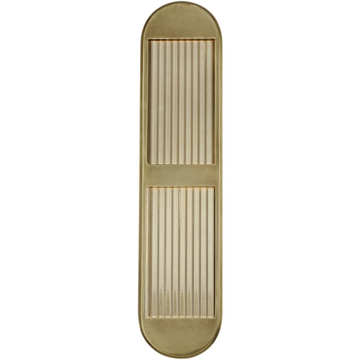 Alora WV330324VB PALAIS 24" WV VINTAGE BRASS CLEAR RIBBED ACRYLIC 26W LED 930 3000K AC LED