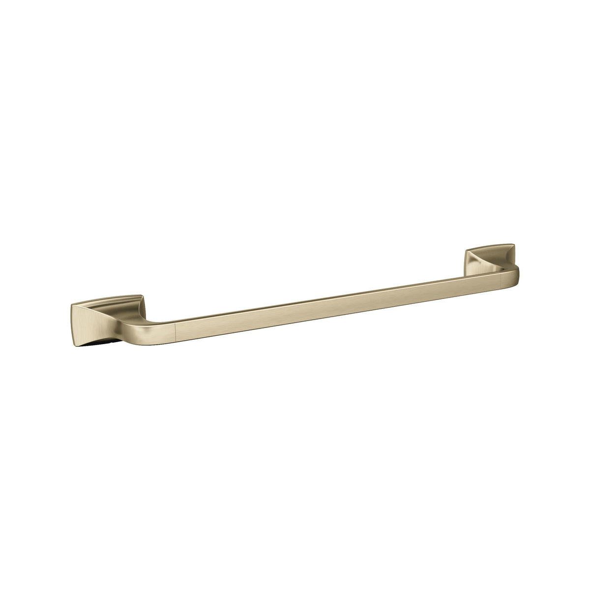 Amerock BH36013BBZ Golden Champagne Towel Bar 18 in (457 mm) Towel Rack Highland Ridge Bathroom Towel Holder Bathroom Hardware Bath Accessories