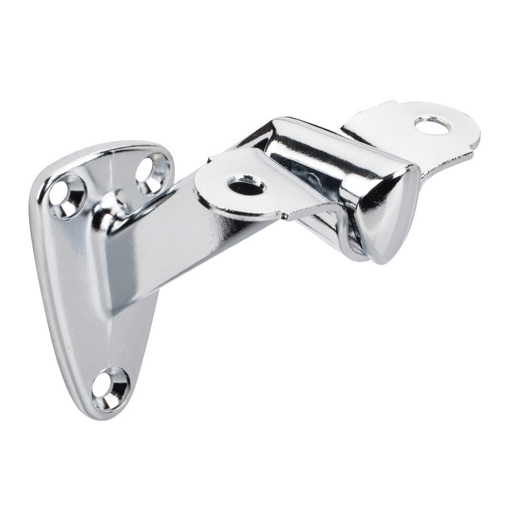 Hardware Resources HRB01-PC 1-7/16" x 2-1/2" Heavy Duty Handrail Bracket with  3-3/8" Projection - Polished Chrome