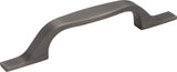 Elements 382-96BNBDL 96 mm Center-to-Center Brushed Pewter Square Cosgrove Cabinet Pull