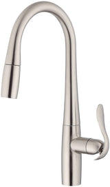 Gerber D454012SS Stainless Steel Selene Single Handle Pull-down Kitchen Faucet