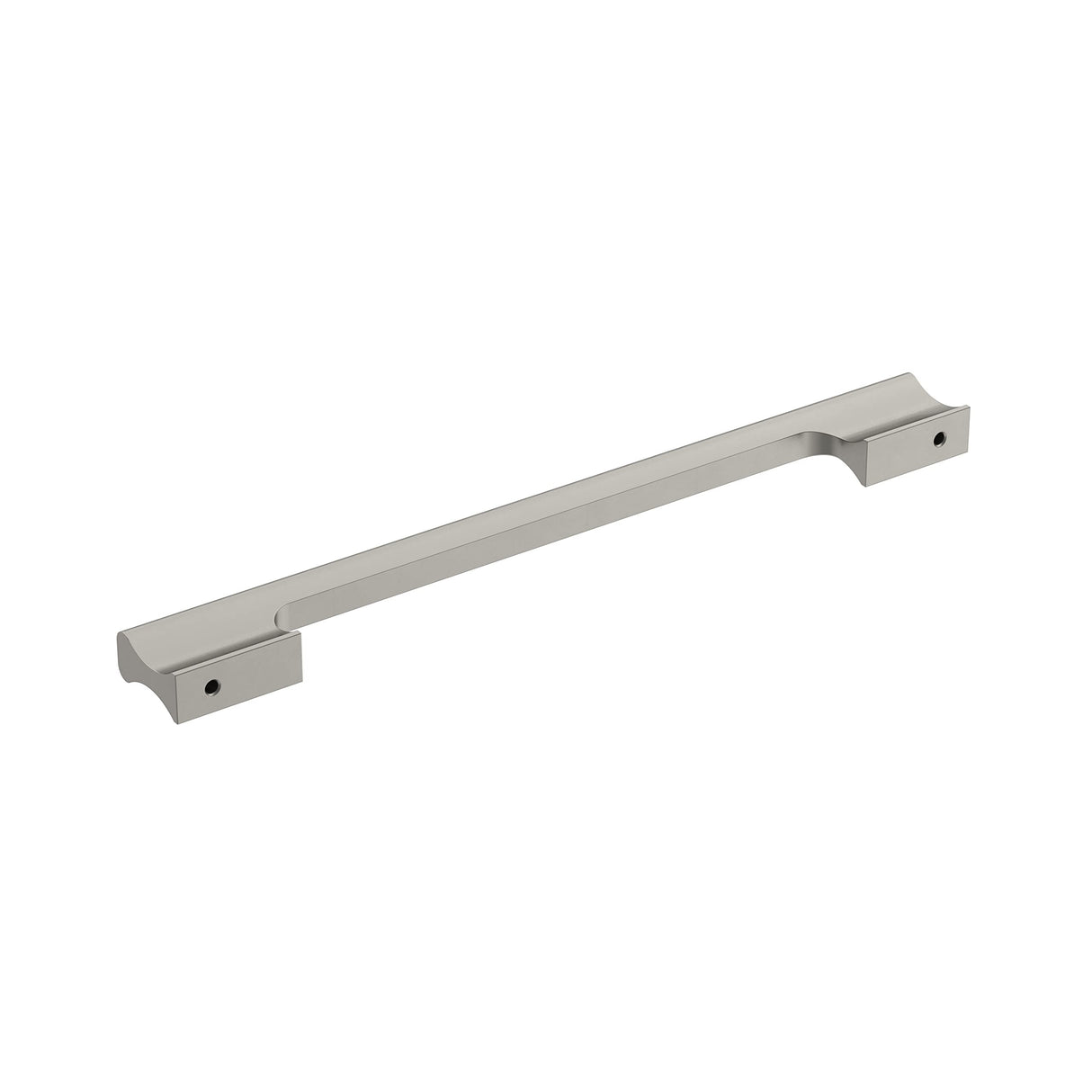 Amerock Cabinet Pull Satin Nickel 8-13/16 inch (224 mm) Center-to-Center Status 1 Pack Drawer Pull Cabinet Handle Cabinet Hardware
