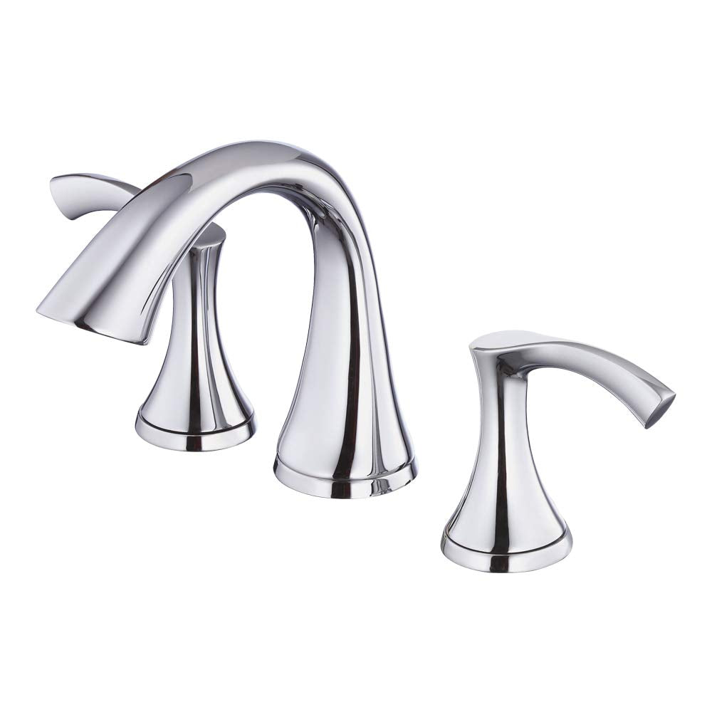 Gerber D304222 Chrome Antioch Two Handle Widespread Lavatory Faucet