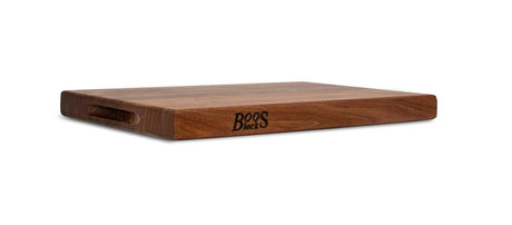 John Boos WAL-R01 Walnut Wood Cutting Board for Kitchen Prep, 1.5 Inch Thick, Edge Grain Rectangular Reversible Charcuterie Block, 18" x 12" 1.5" 18X12X1.5 WAL-EDGE GR-REV-