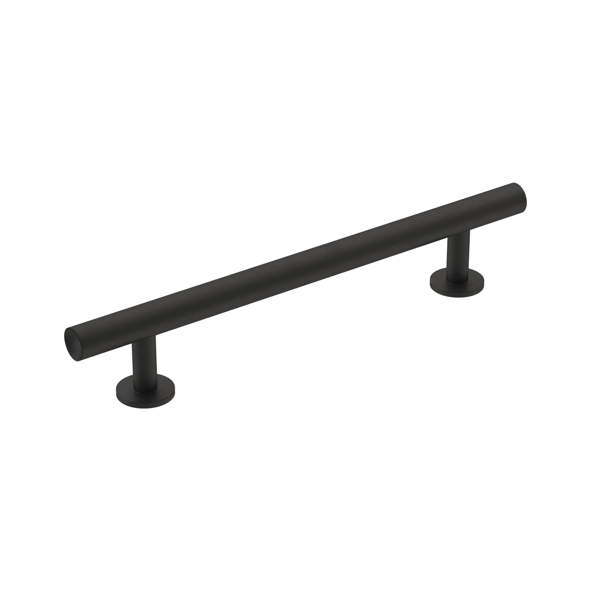 Amerock Cabinet Pull Matte Black 5-1/16 inch (128 mm) Center-to-Center Radius 1 Pack Drawer Pull Cabinet Handle Cabinet Hardware
