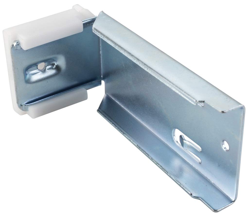 Hardware Resources 303FUSFT6 Rear Mounting Bracket with 10 mm Plastic Dowels for Soft-close Ball Bearing Slides