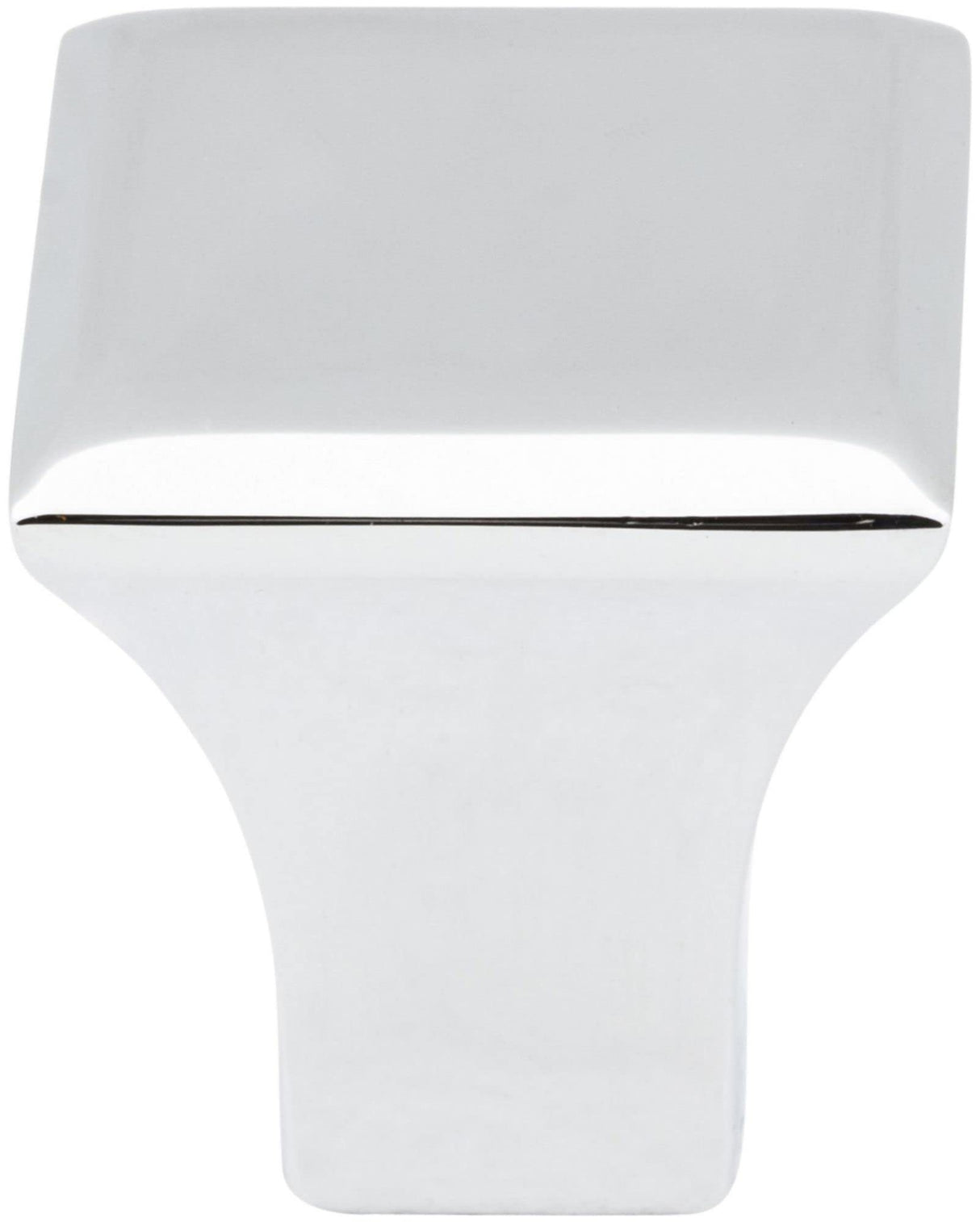 Jeffrey Alexander 972S-NI 7/8" Overall Length Polished Nickel Square Marlo Cabinet Knob