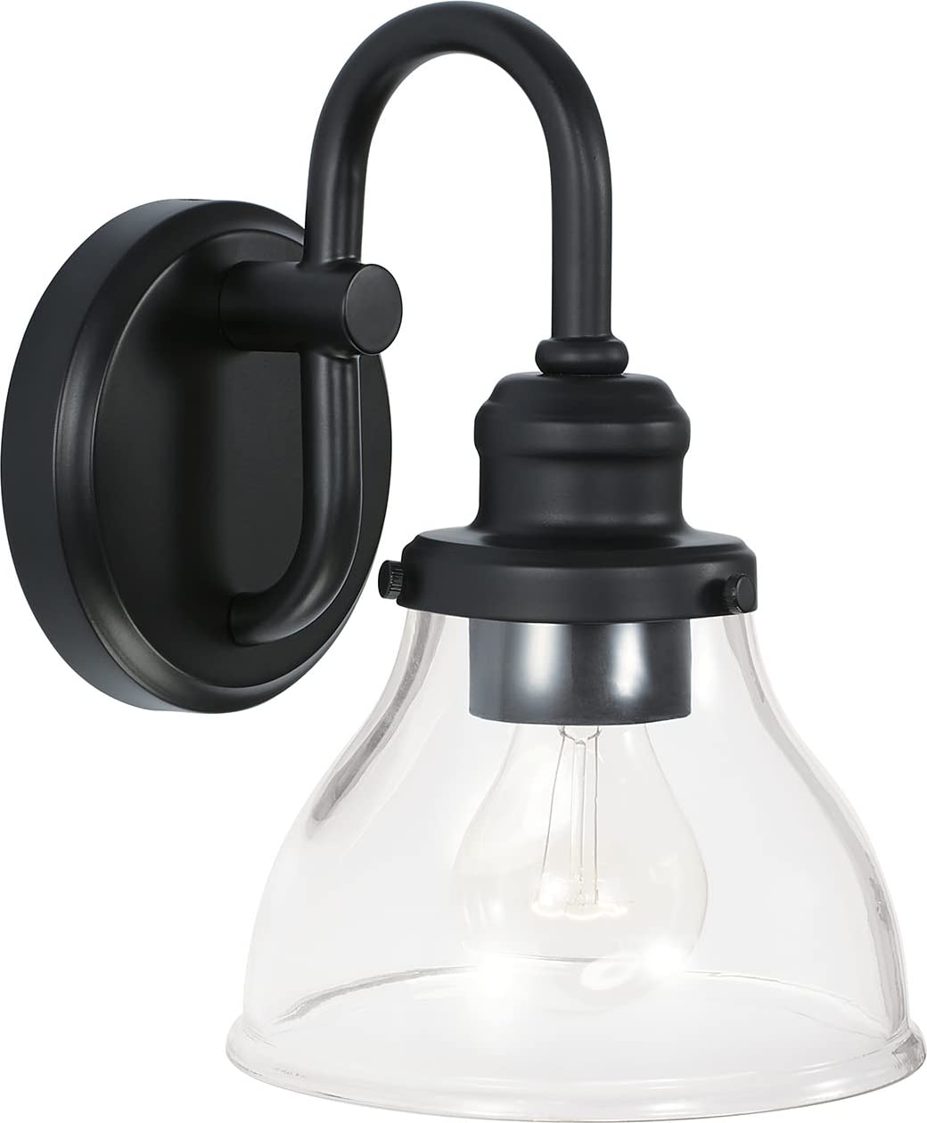 Capital Lighting 8301MB-461 Baxter 1 Light Sconce Matte Black