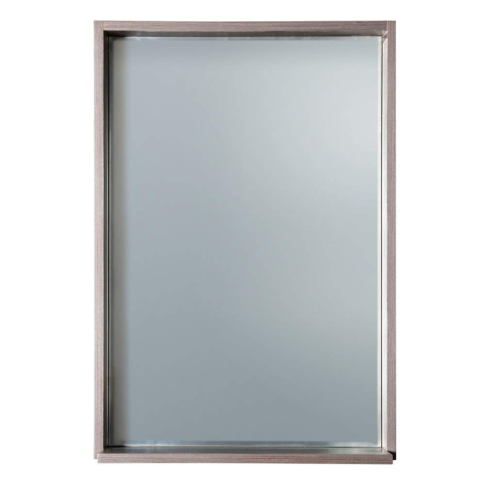 Fresca FMR8125GO Fresca Allier 22" Gray Oak Mirror with Shelf