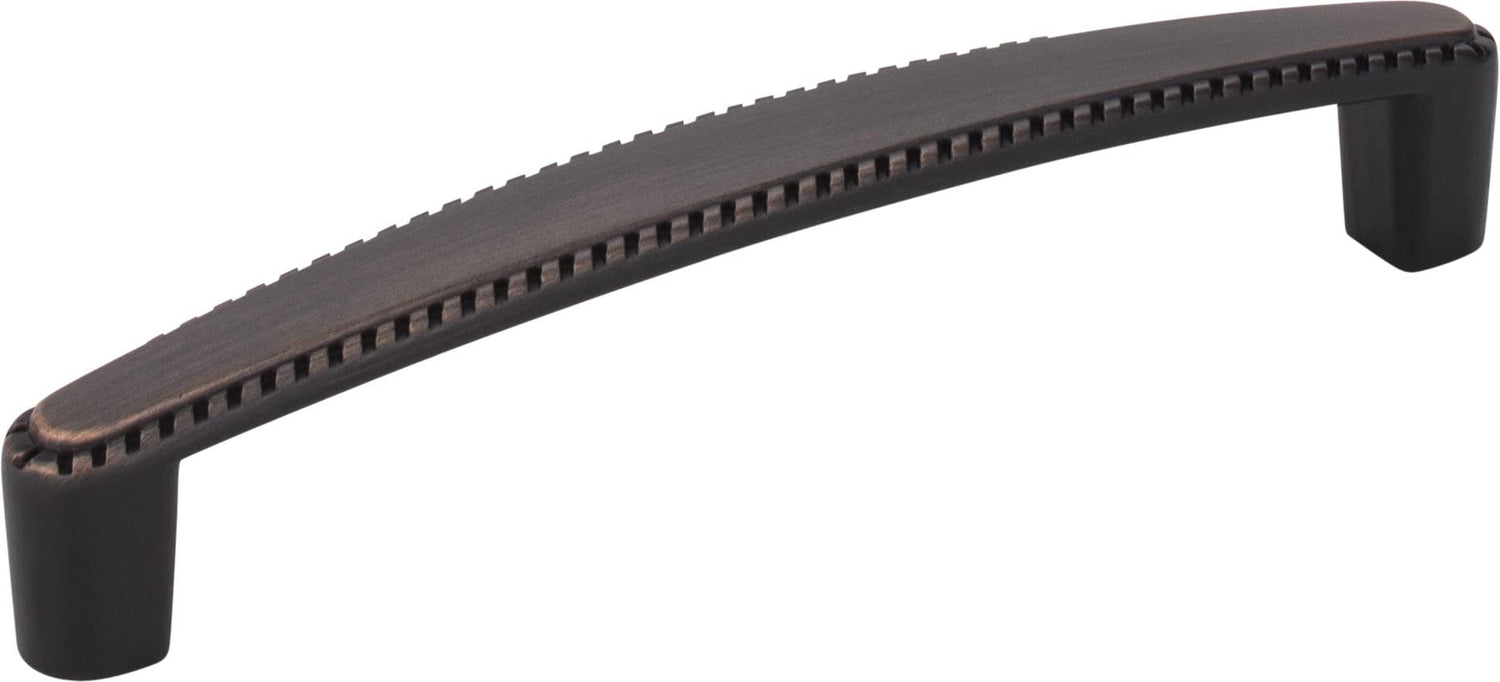 Elements Z115-128SN 128 mm Center-to-Center Satin Nickel Rope Detailed Lindos Cabinet Pull