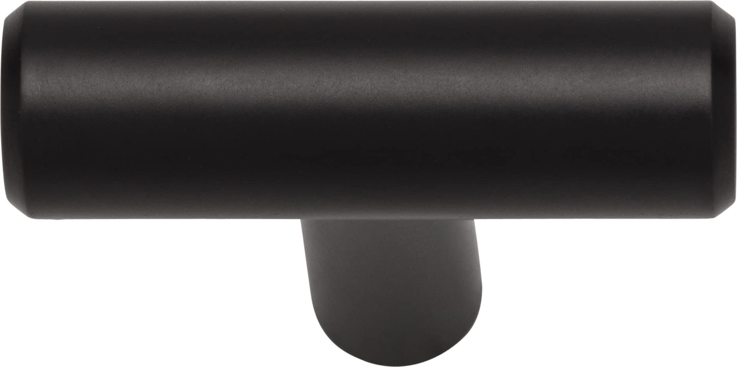 Elements 40MB 1-9/16" Overall Length Matte Black Naples Cabinet "T" Knob