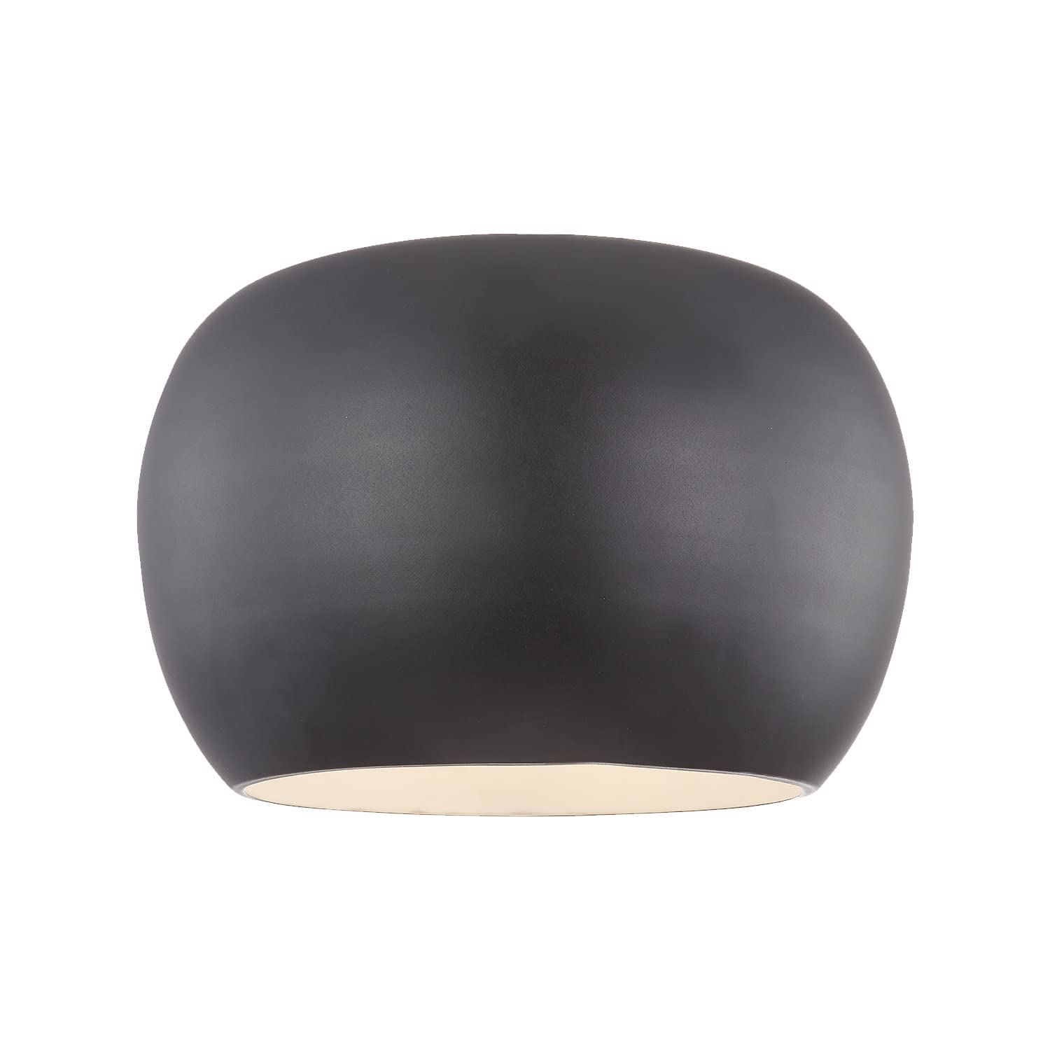 Kuzco FM44614-BK/WH CROFT 14" FM BLACK/WHITE  16W LED 90 3000K AC LED
