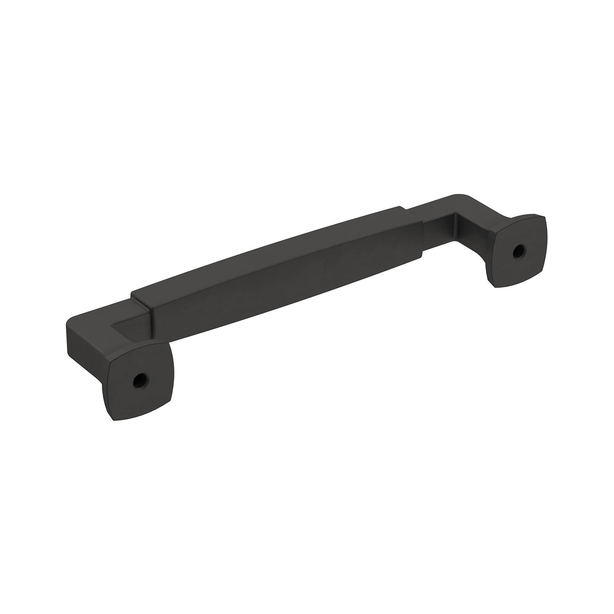 Amerock Cabinet Pull Matte Black 5-1/16 inch (128 mm) Center-to-Center Stature 1 Pack Drawer Pull Cabinet Handle Cabinet Hardware