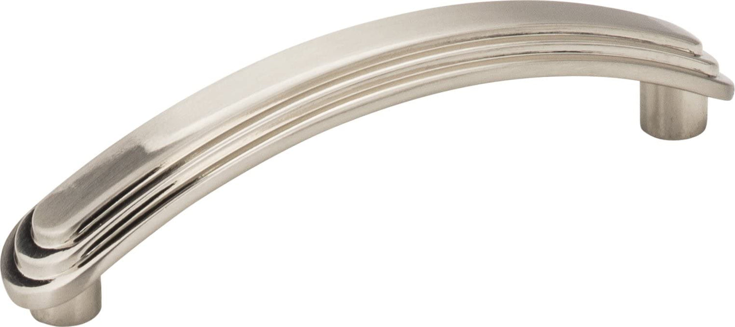 Elements 331-96BNBDL 96 mm Center-to-Center Brushed Pewter Arched Calloway Cabinet Pull