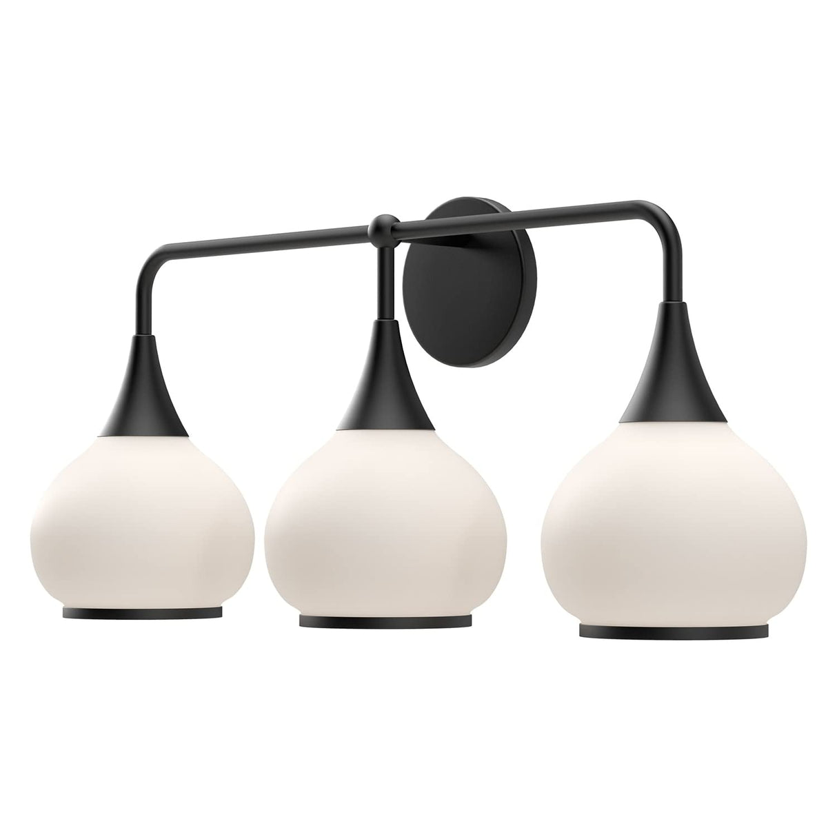 Alora VL524326AGOP HAZEL 26" VL AGED BRASS MATTE OPAL GLASS 3X60W E26