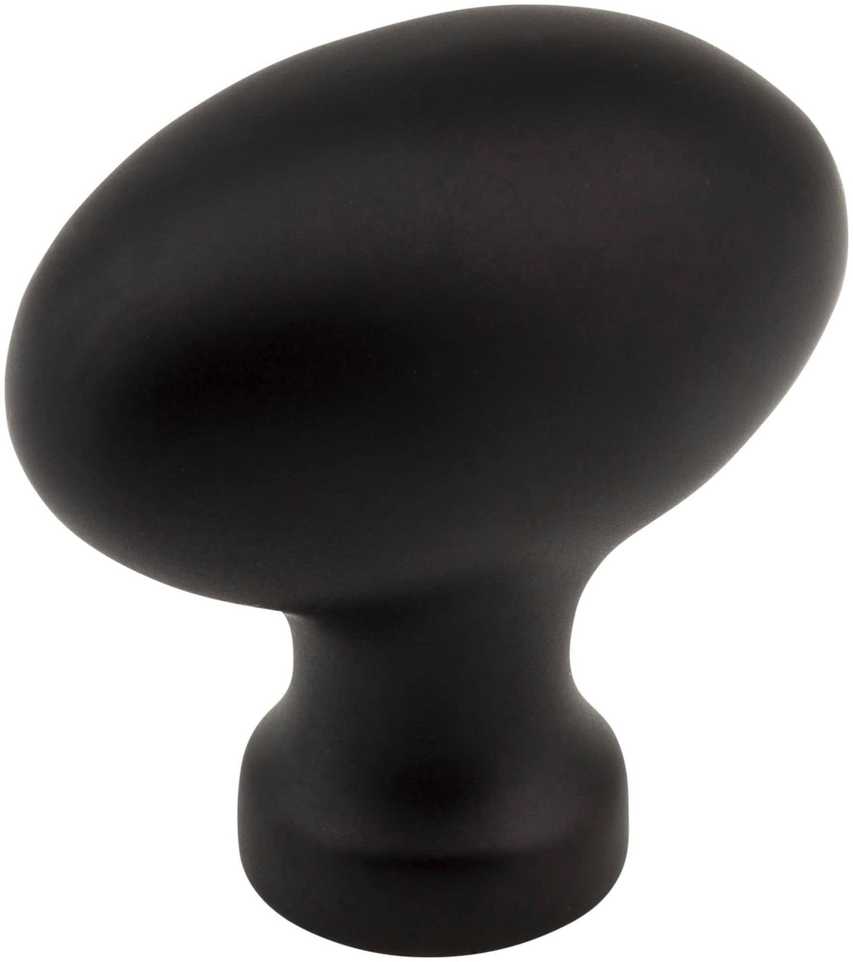 Jeffrey Alexander 3991BLK 1-9/16" Overall Length Matte Black Football Lyon Cabinet Knob