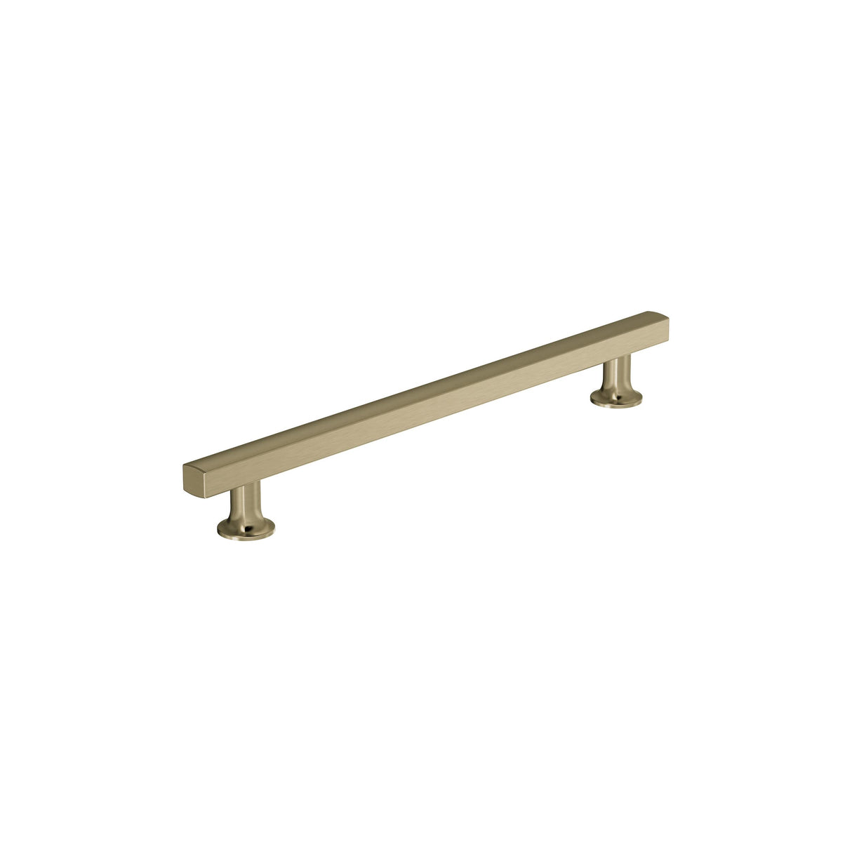 Amerock BP37108BBZ Everett 8-13/16 in (224 mm) Center-to-Center Golden Champagne Cabinet Pull Kitchen Cabinet Hardware Furniture Hardware Bathroom Drawer Handle