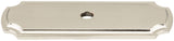 Jeffrey Alexander B812-BC 2-13/16" Brushed Chrome Knob Backplate