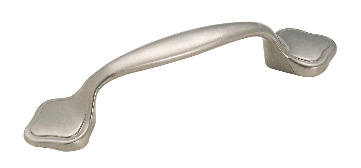 Amerock Cabinet Pull Satin Nickel 3 inch (76 mm) Center to Center Everyday Heritage 1 Pack Drawer Pull Drawer Handle Cabinet Hardware