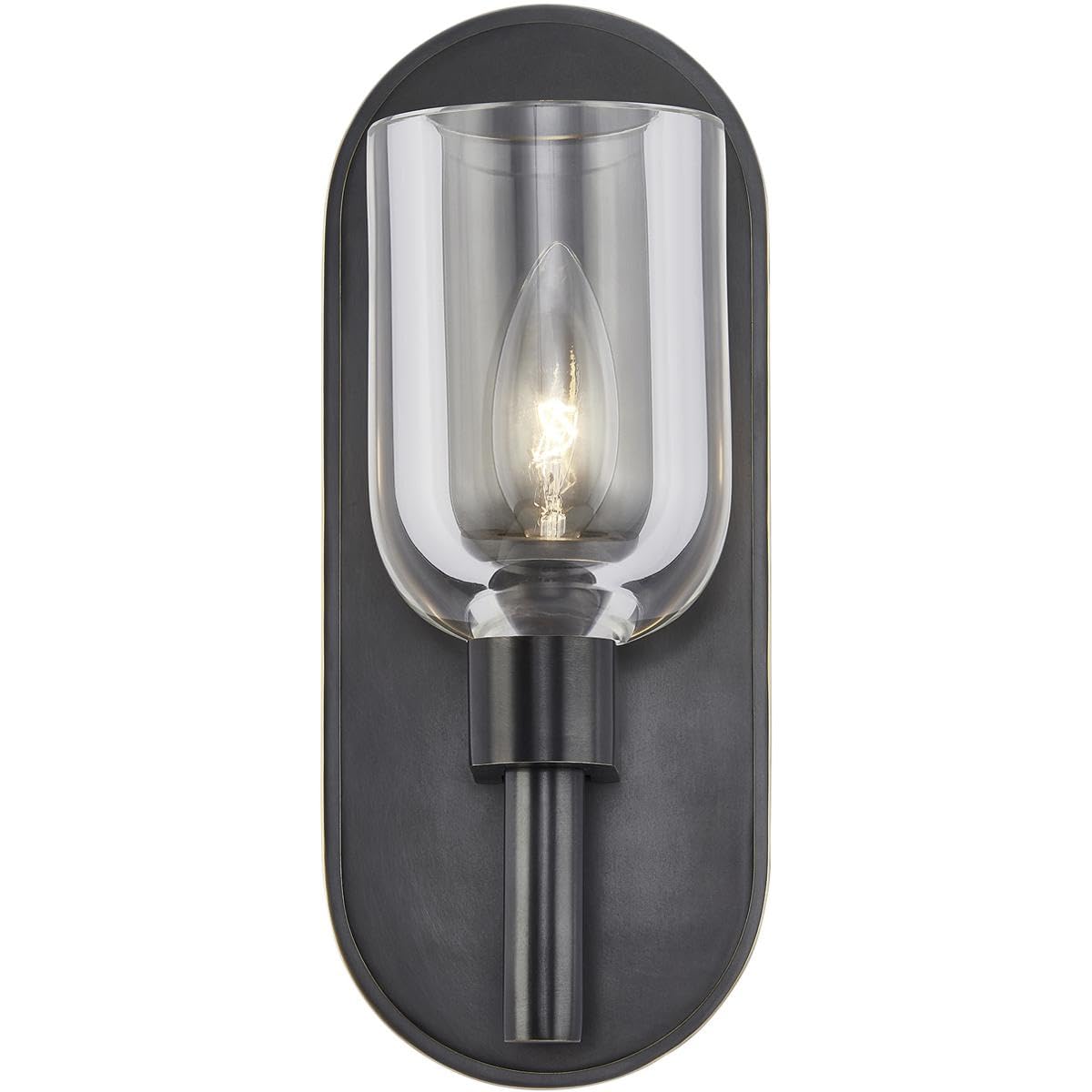 Alora WV338101UBCC LUCIAN 9" WV URBAN BRONZE CLEAR CRYSTAL 60W E12