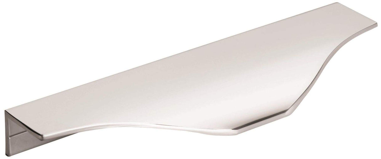 Amerock Cabinet Edge Pull Polished Chrome 4-9/16 inch (116 mm) Center to Center Aloft 1 Pack Drawer Pull Drawer Handle Cabinet Hardware