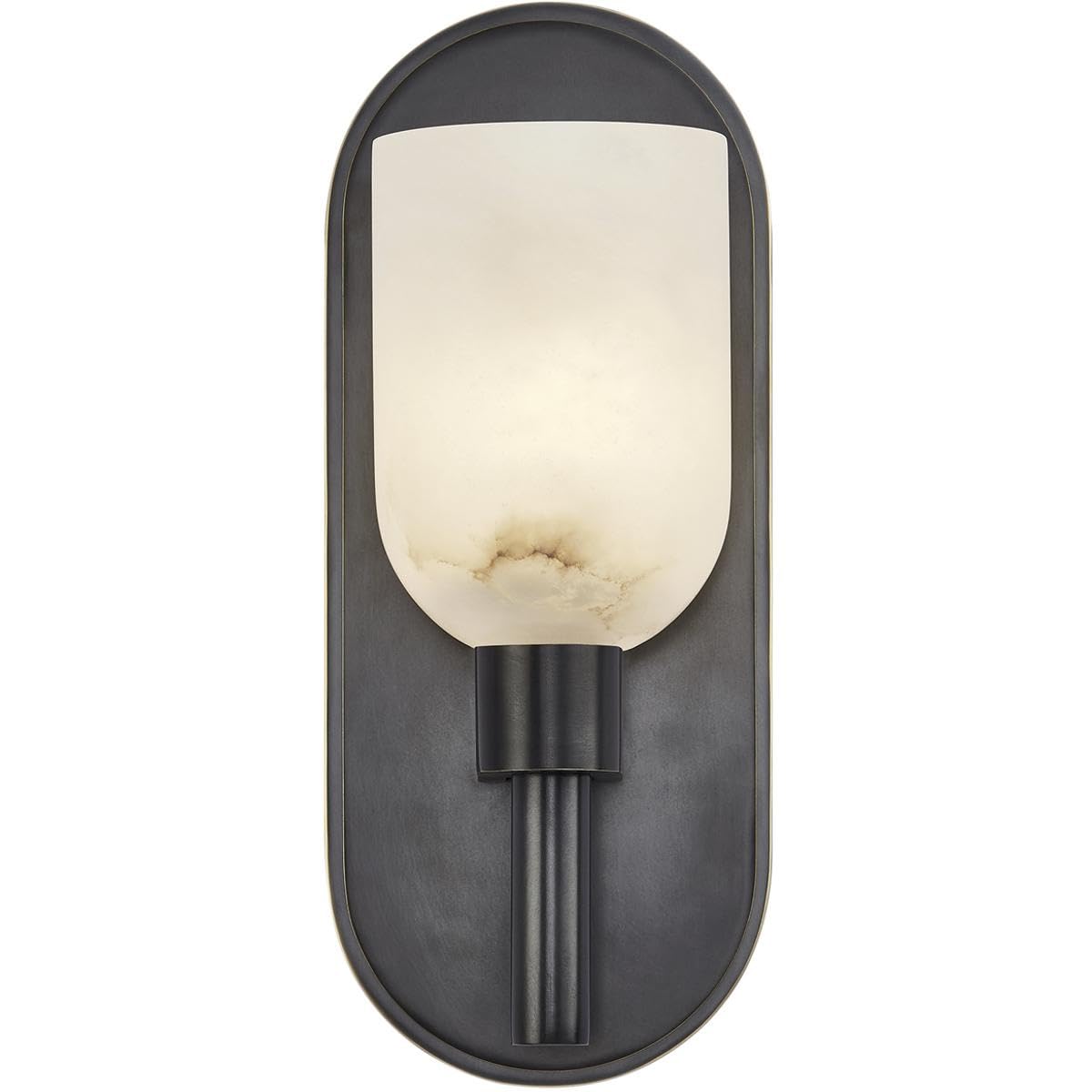 Alora WV338101UBAR LUCIAN 9" WV URBAN BRONZE ALABASTER 60W E12