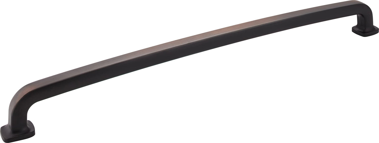 Jeffrey Alexander MO6373-18SBZ 18" Center-to-Center Satin Bronze Belcastel 1 Appliance Handle