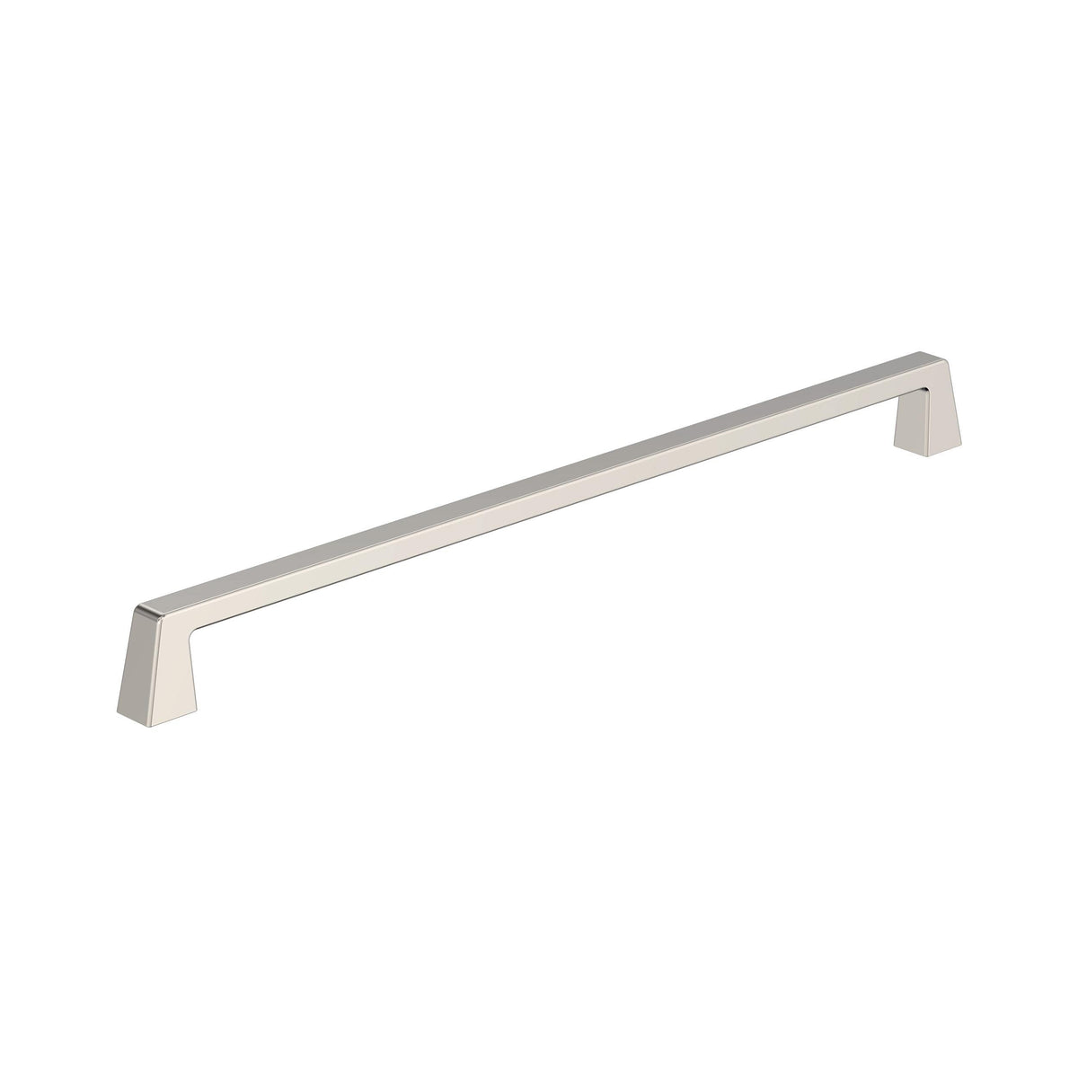 Amerock BP55284PN Polished Nickel Cabinet Pull 12-5/8 in (320 mm) Center-to-Center Cabinet Handle Blackrock Drawer Pull Kitchen Cabinet Handle Furniture Hardware