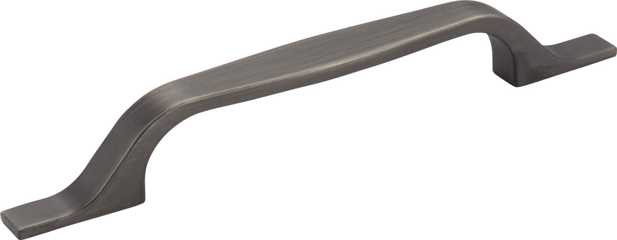 Elements 382-128BNBDL 128 mm Center-to-Center Brushed Pewter Square Cosgrove Cabinet Pull