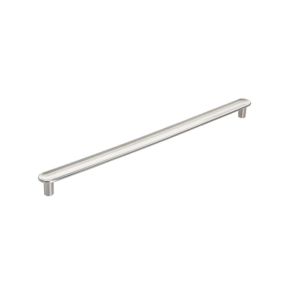 Amerock Cabinet Pull Polished Nickel 10-1/16 inch (256 mm) Center to Center Concentric 1 Pack Drawer Pull Drawer Handle Cabinet Hardware