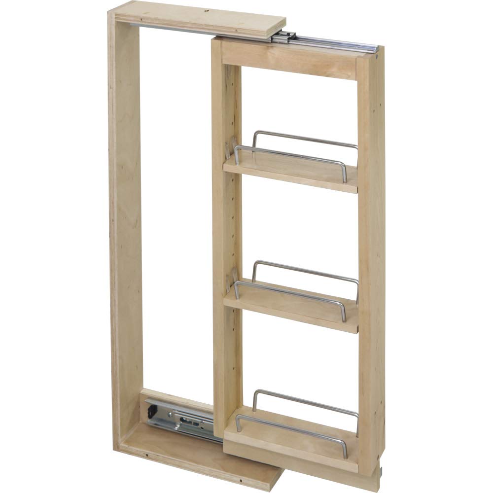 Hardware Resources WFPO330 3" Wide 30" Tall Upper Wall Cabinet Pullout Filler