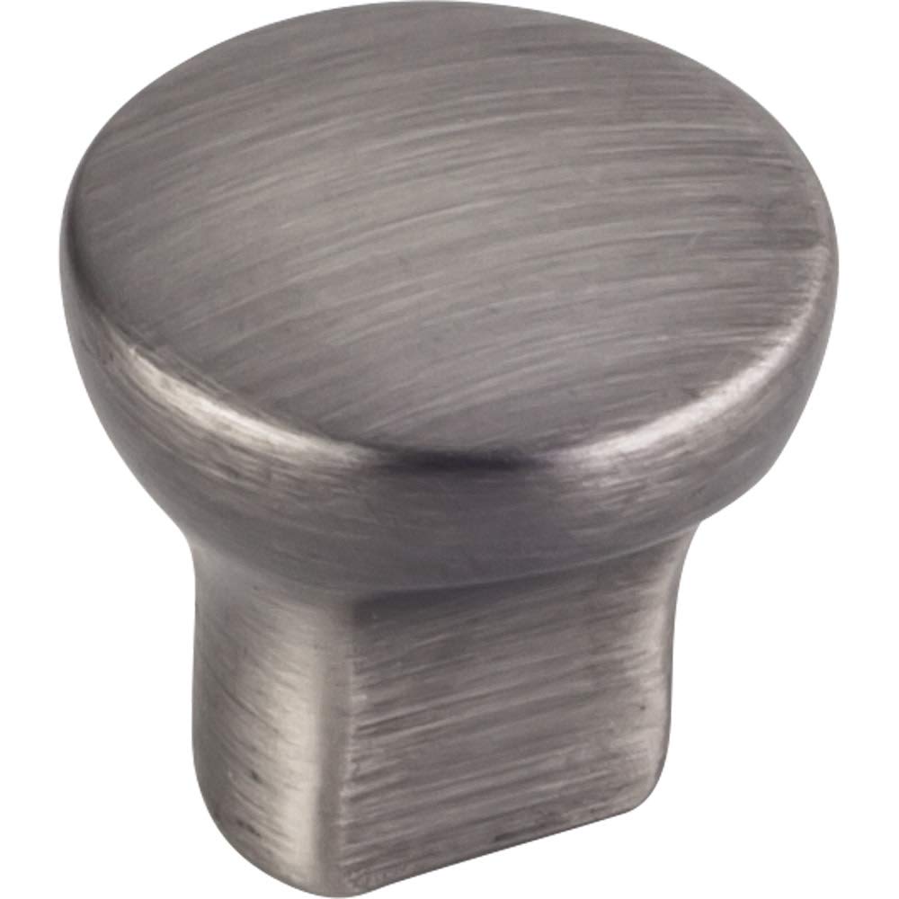 Elements 239BNBDL 1" Diameter Brushed Pewter Round Brenton Cabinet Knob