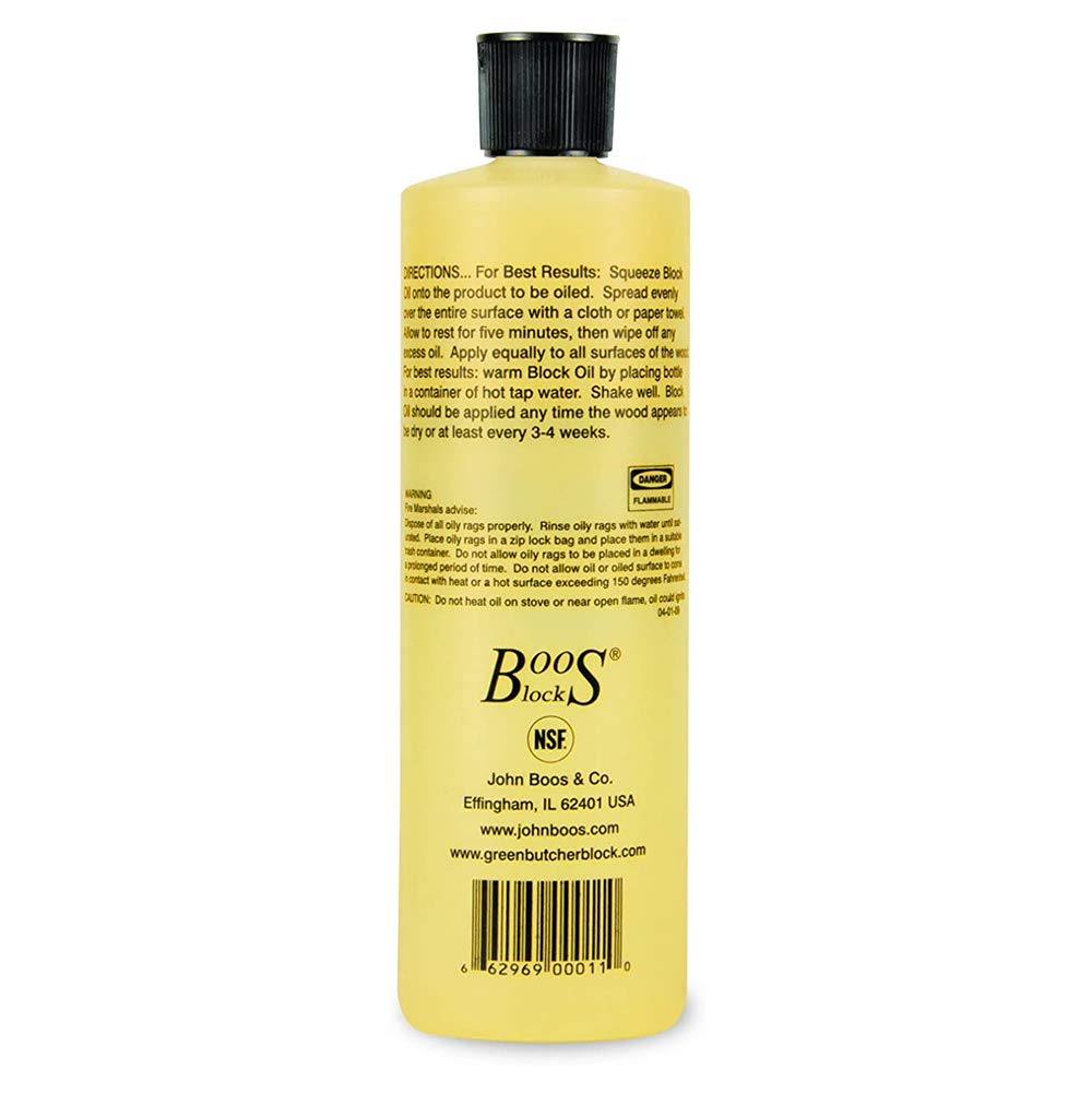 John Boos MYSCRMAPP 3 Piece Cutting Charcuterie Board Care & Maintenance Set with Food Safe Mystery Oil, Cream, and Applicator, Wooden Kitchen Essentials MYS OIL 16OZ/CRM 5OZ/APPLICRND-