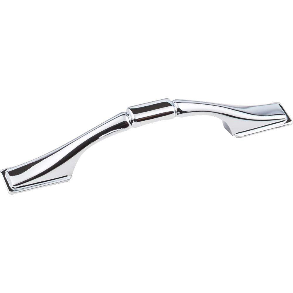 Elements 937-3PC 3" Center-to-Center Polished Chrome Square Hammond Cabinet Pull