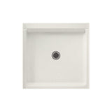 Swanstone SS-3636 36 x 36 Swanstone Alcove Shower Pan with Center Drain in Bisque SF03636MD.018