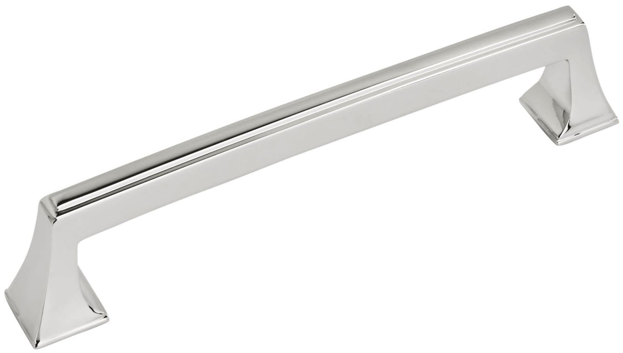 Amerock Cabinet Pull Polished Chrome 6-5/16 inch (160 mm) Center to Center Mulholland 1 Pack Drawer Pull Drawer Handle Cabinet Hardware