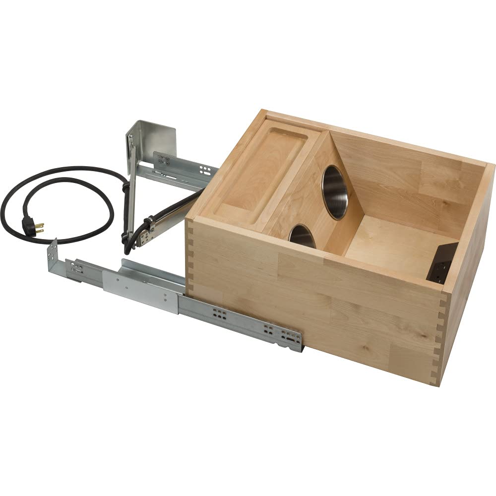 Hardware Resources PVGD15-SC 15" Powered Vanity Drawer